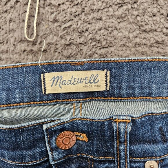 Madewell‎ Jeans Women Size 28 Blue Denim High Riser Skinny Medium Wash - Picture 7 of 11